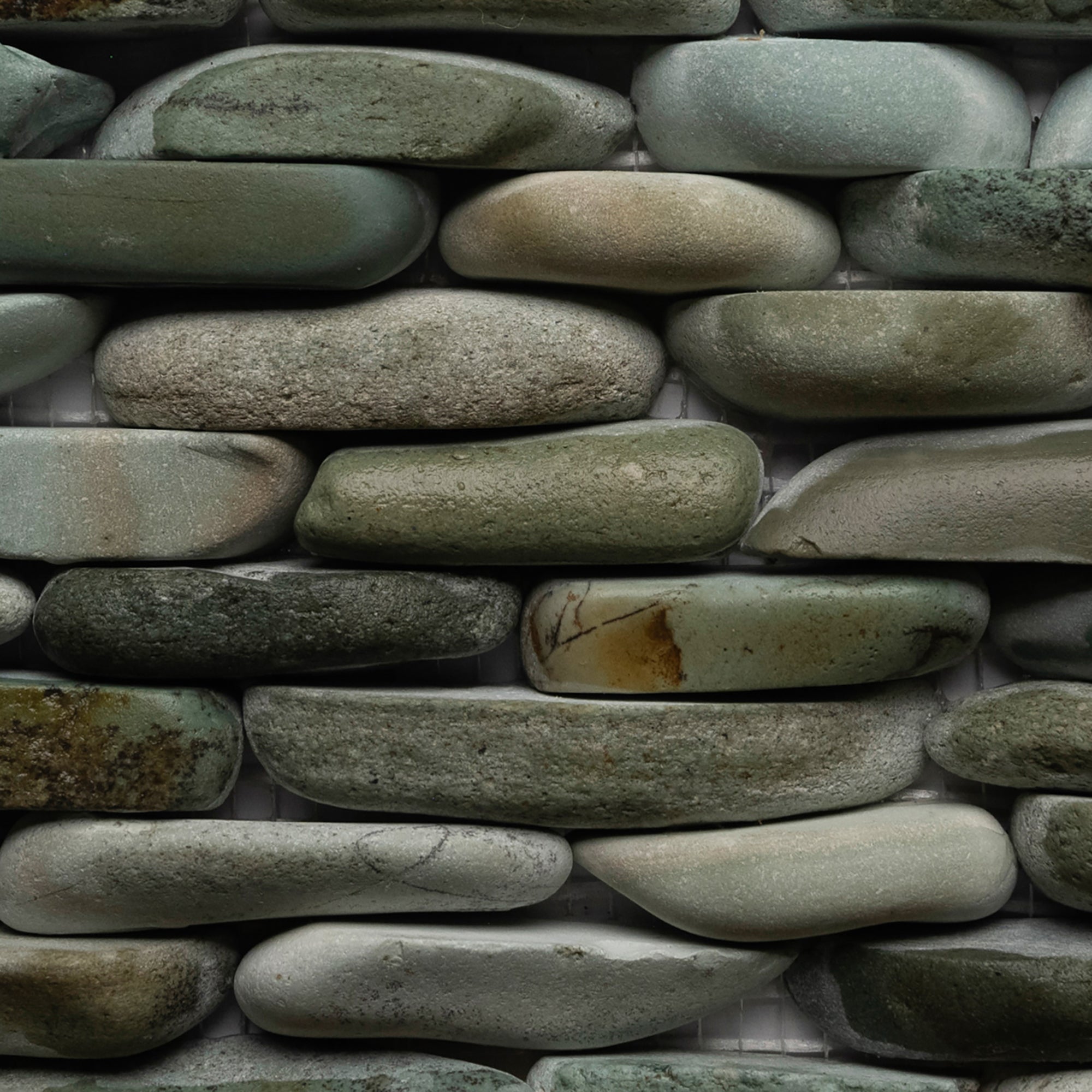 Sea Green Standing Pebble Tile - Pebble Tile Shop