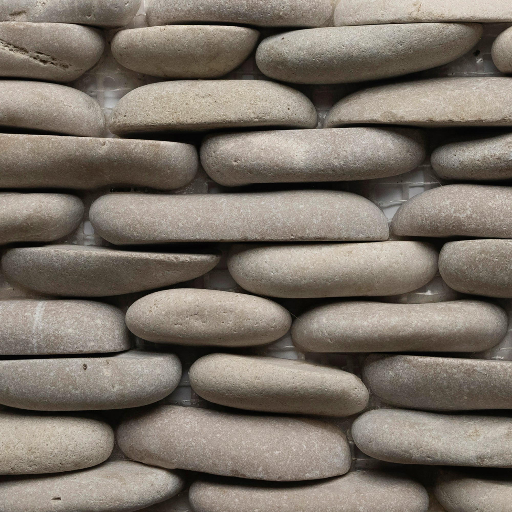 Java Tan Standing Pebble Tile - Pebble Tile Shop