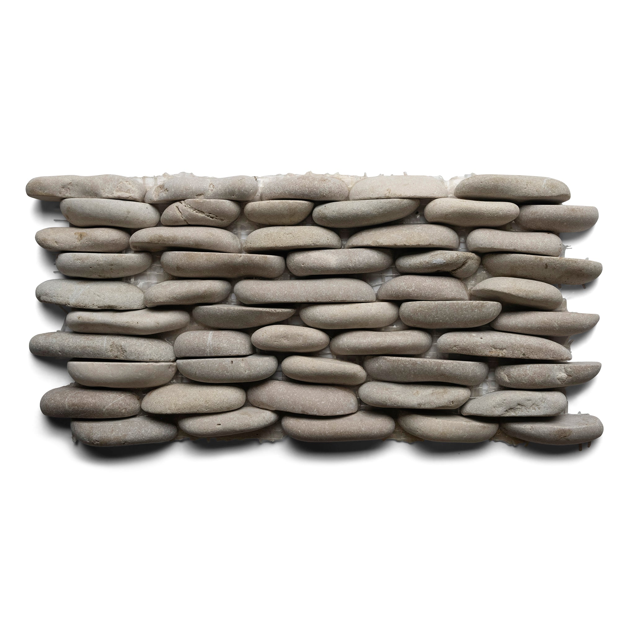 Java Tan Standing Pebble Tile - Pebble Tile Shop