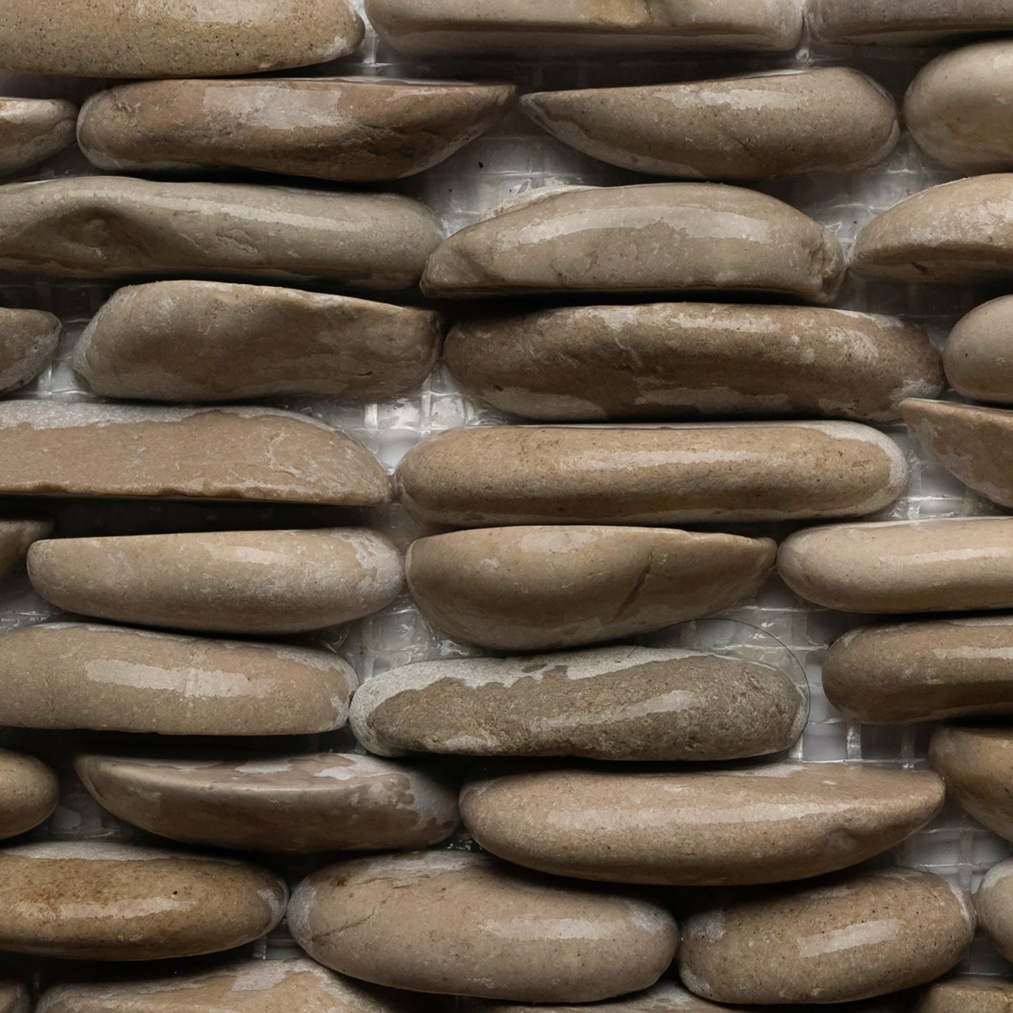 Java Tan Standing Pebble Tile - Pebble Tile Shop