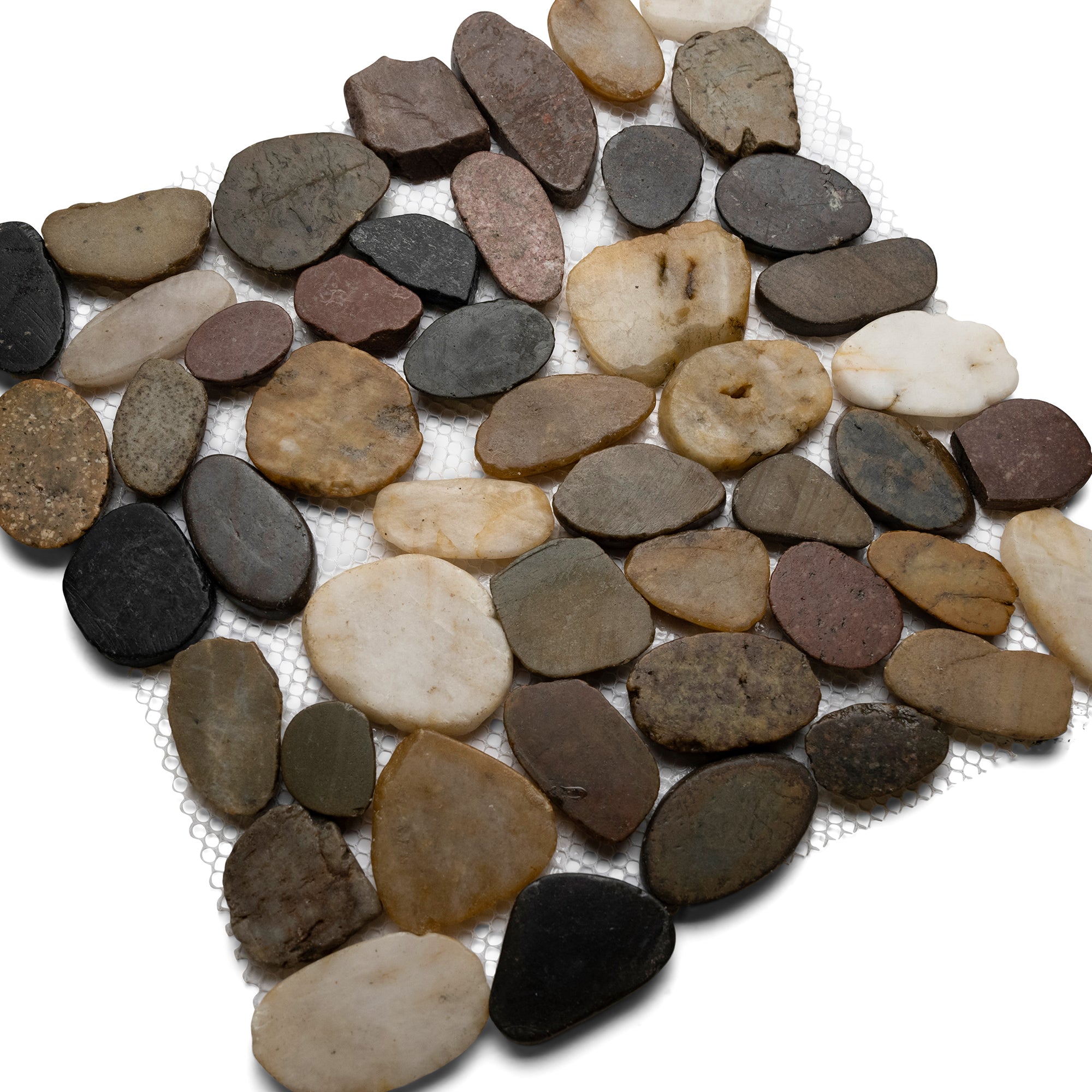 Sliced Cobblestone Pebble Tile - Pebble Tile Shop