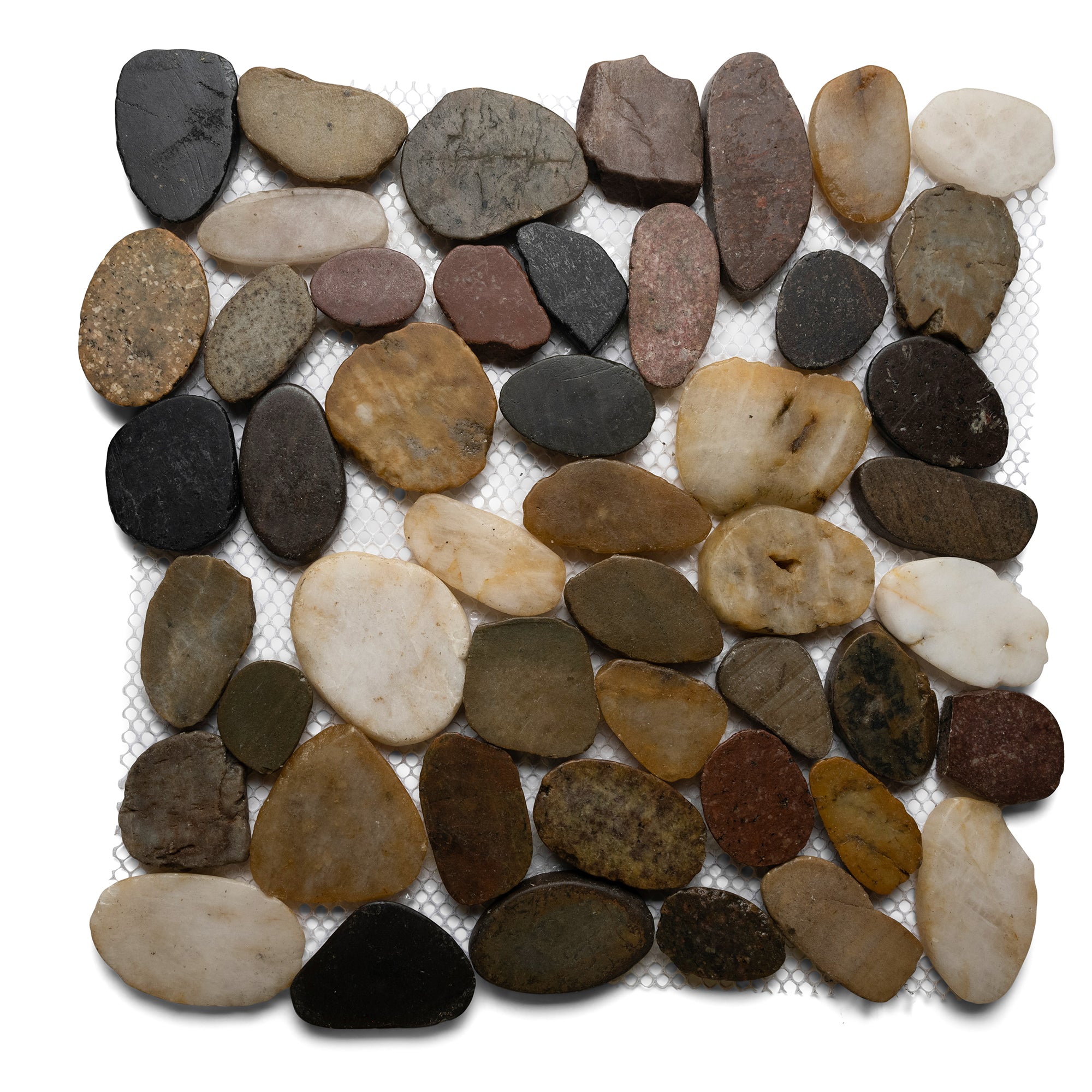 Sliced Cobblestone Pebble Tile - Pebble Tile Shop