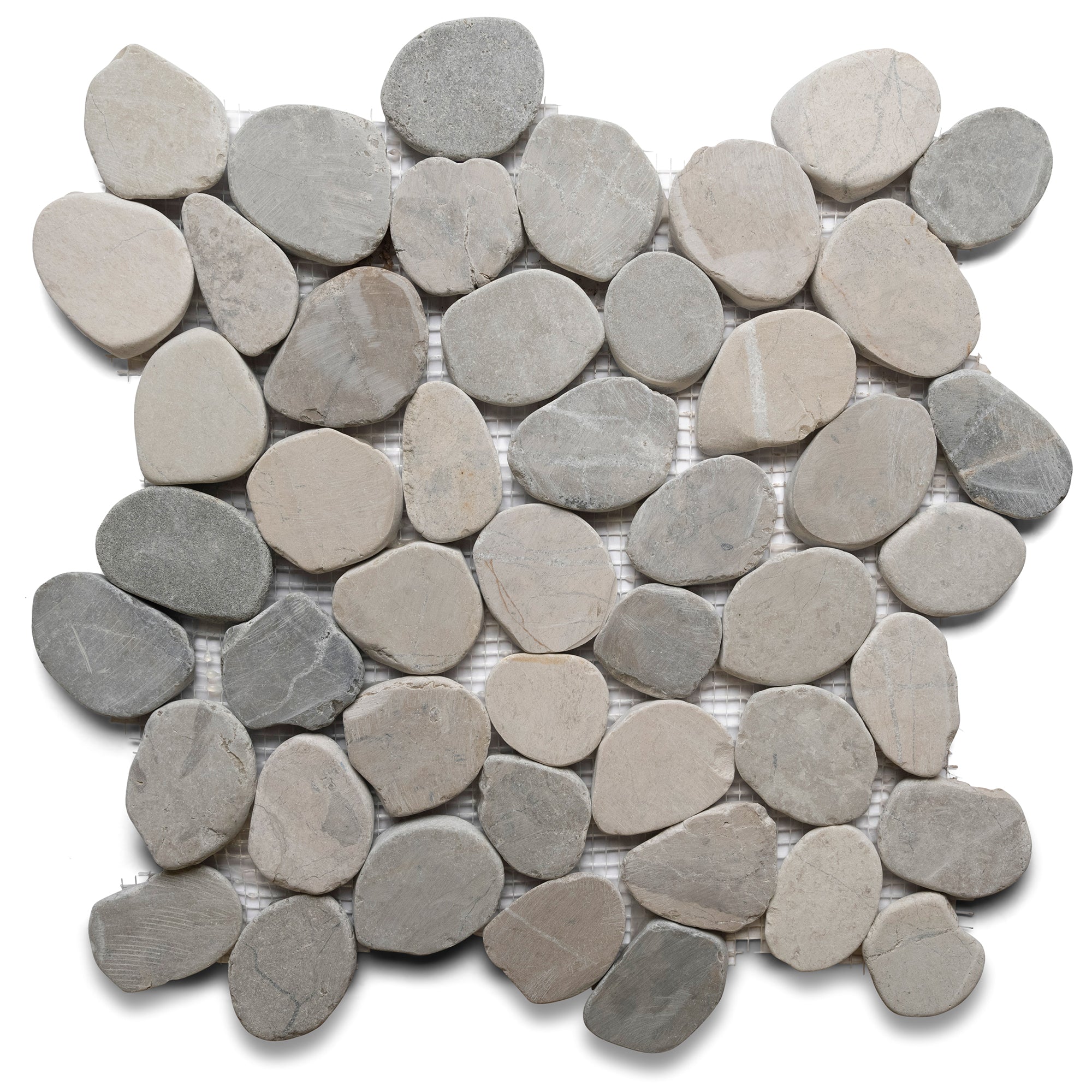 Sliced Bali Cloud Pebble Tile - Pebble Tile Shop