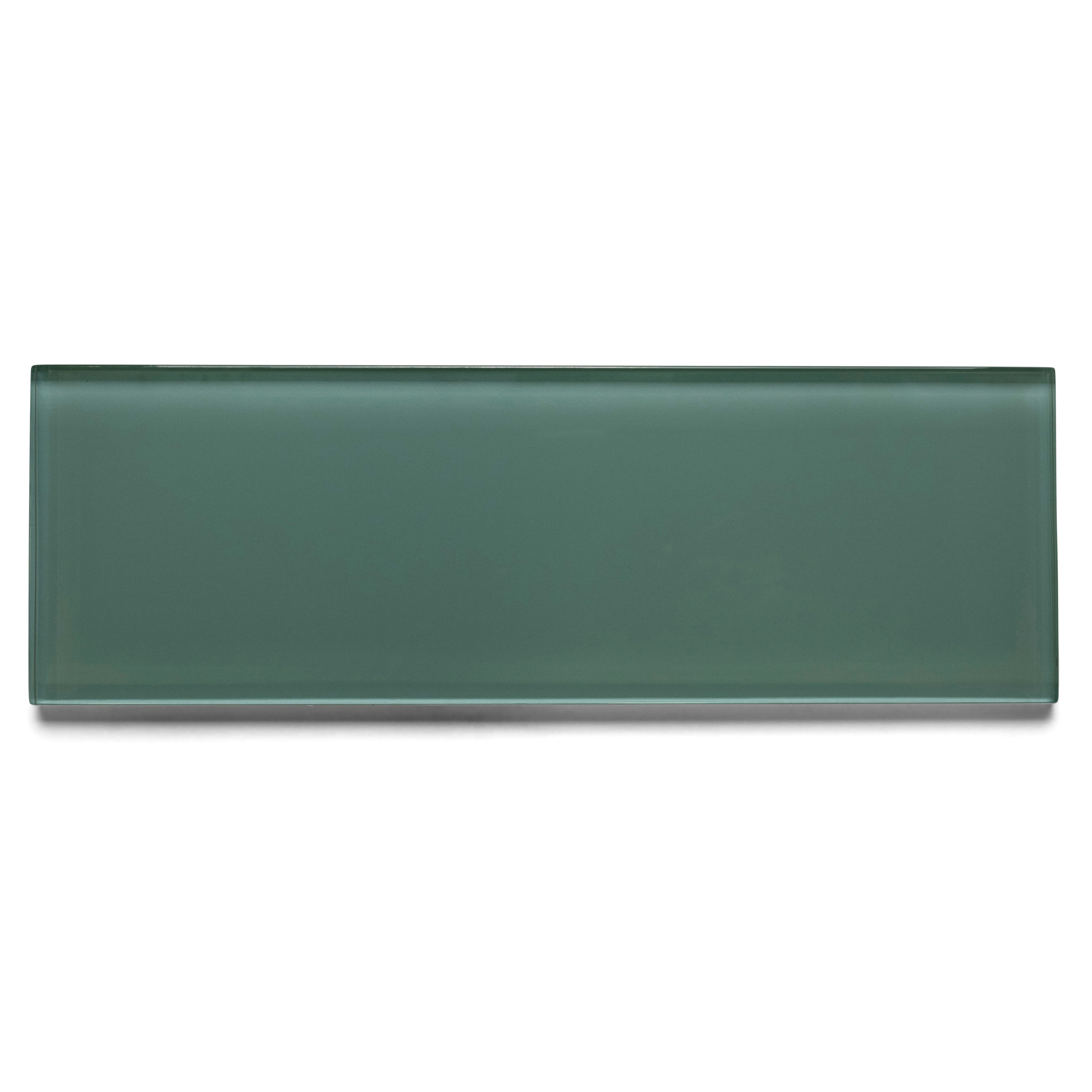 Sage Glass 4" x 12" Subway Tile - Pebble Tile Shop