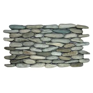 Sea Green Standing Pebble Tile - Pebble Tile Shop