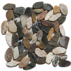 Sliced Cobblestone Pebble Tile - Pebble Tile Shop