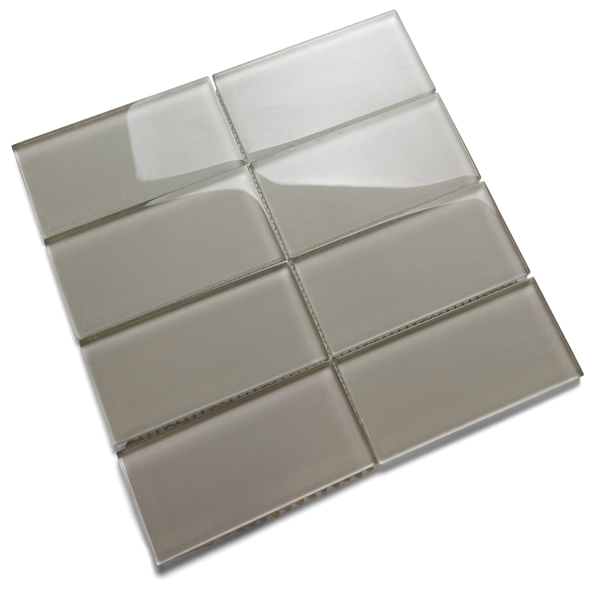 Smoke Glass Subway Tile - Pebble Tile Shop