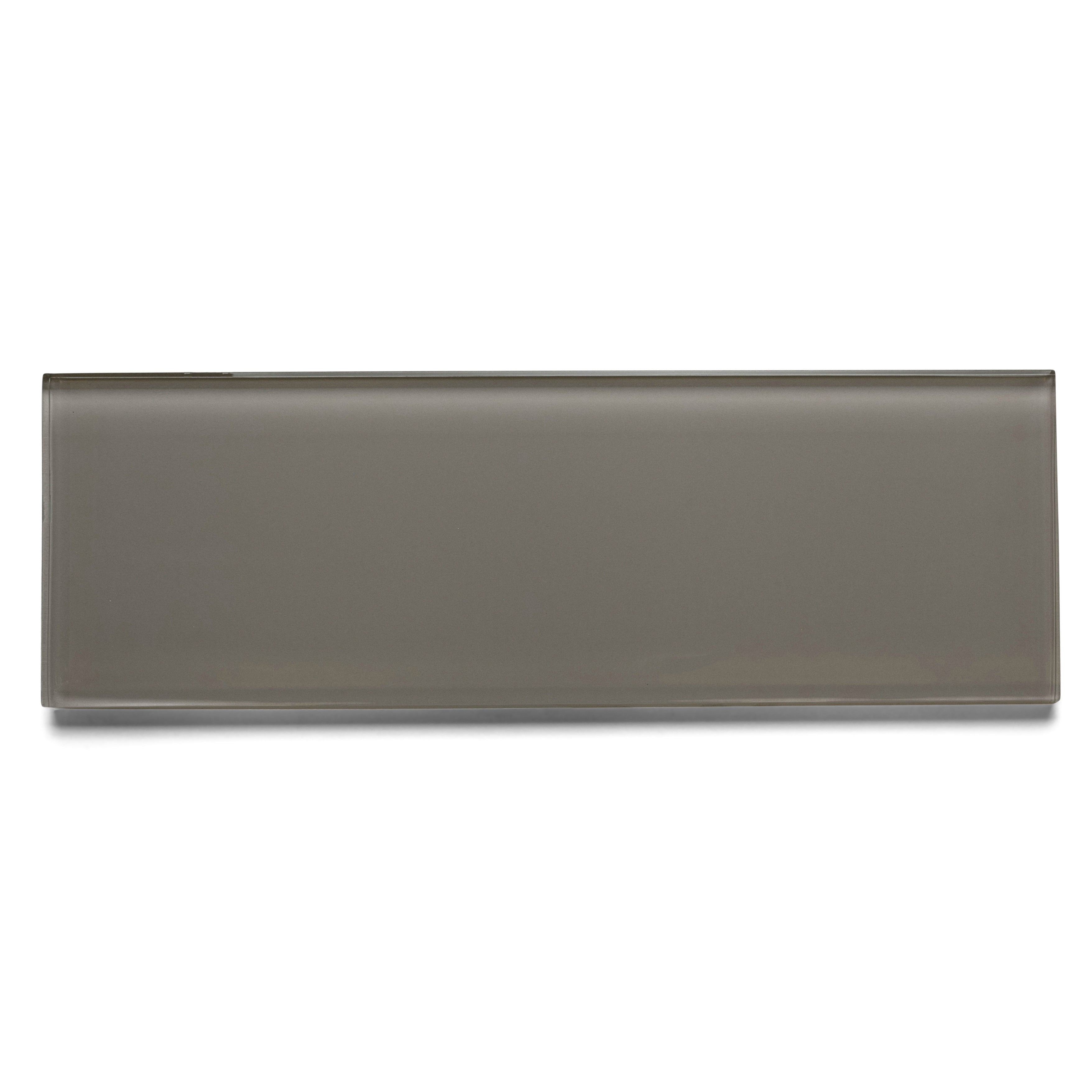 Smoke Glass 4x12 Subway Tile - Pebble Tile Shop