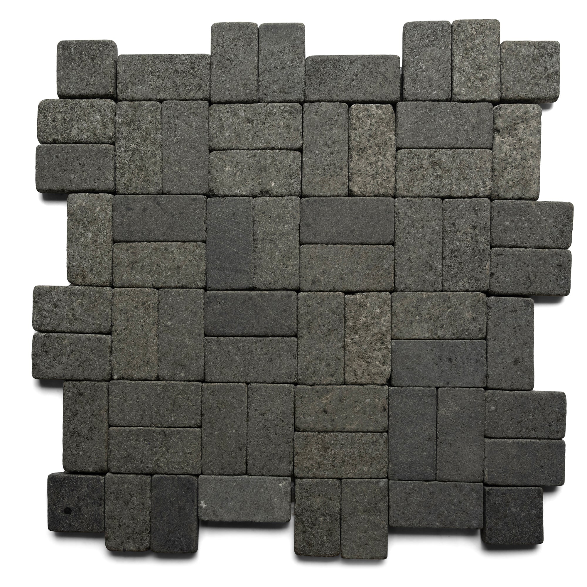 Black New Antique Mosaic - Pebble Tile Shop