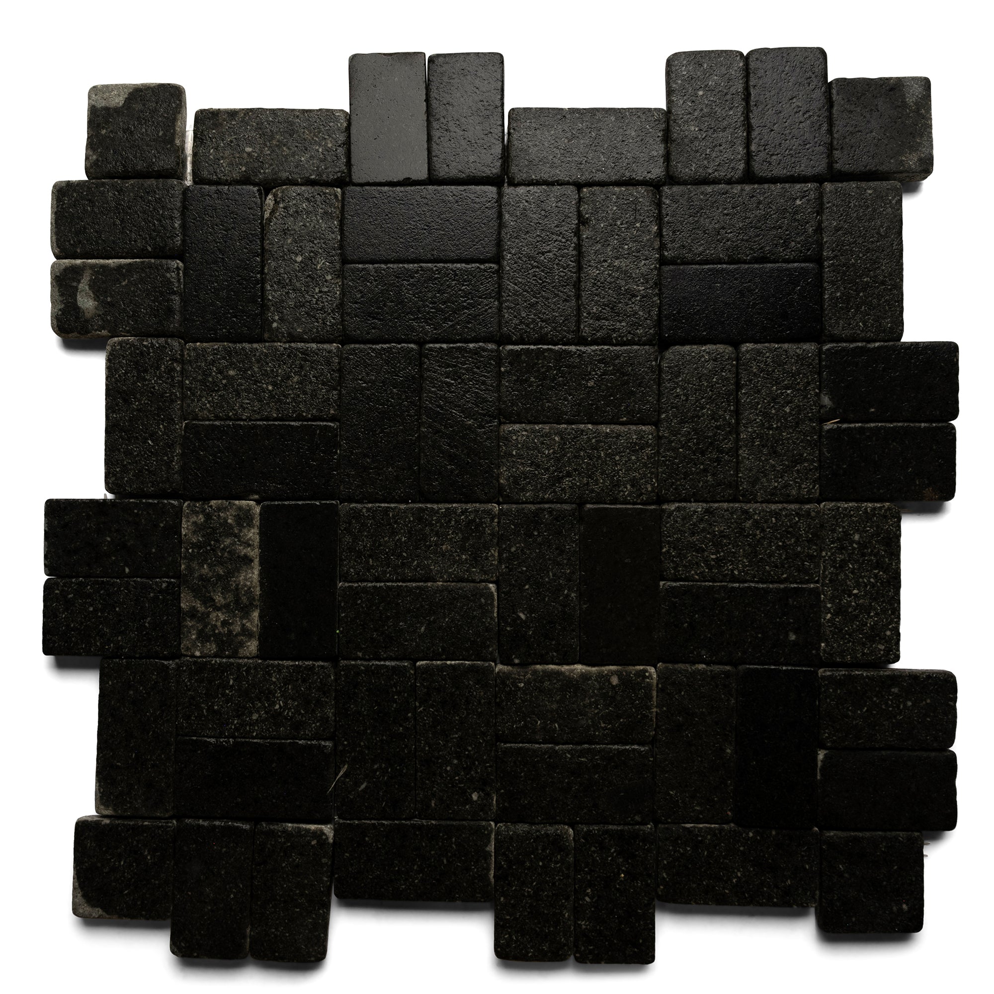 Black New Antique Mosaic - Pebble Tile Shop