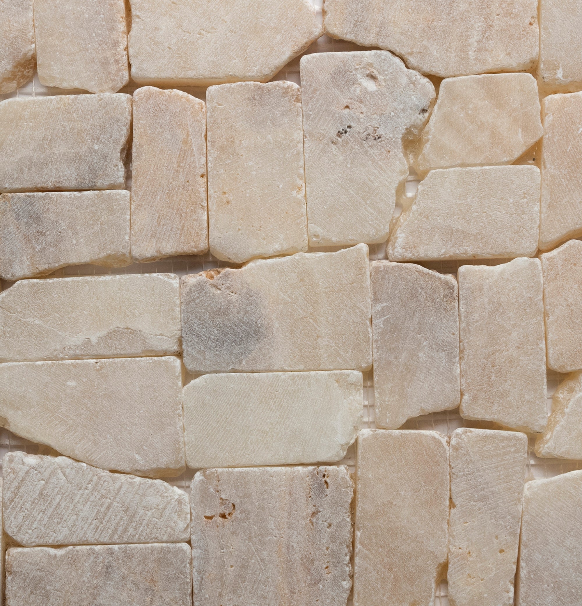 Mixed Quartz Blocks Mosaic Tile - Pebble Tile Shop