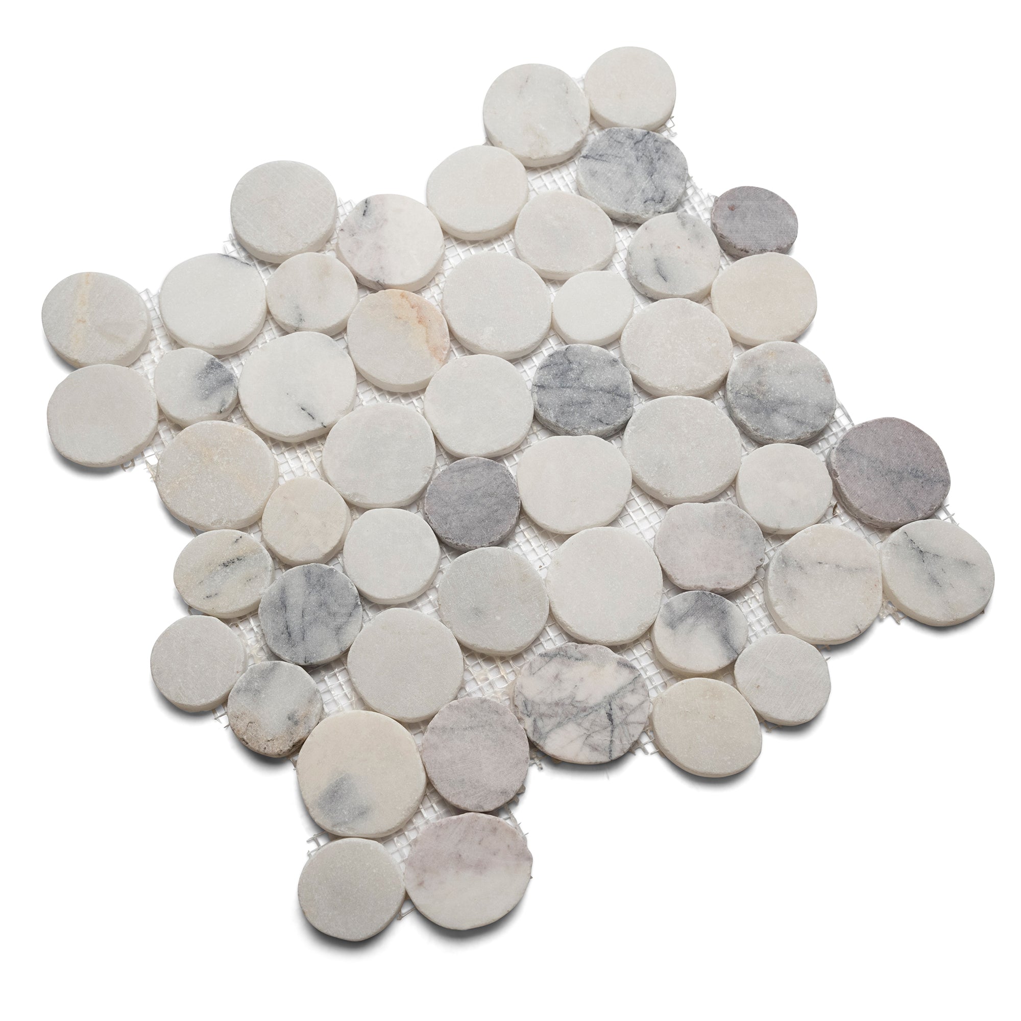 Milas Lilac Moon Mosaic - Pebble Tile Shop