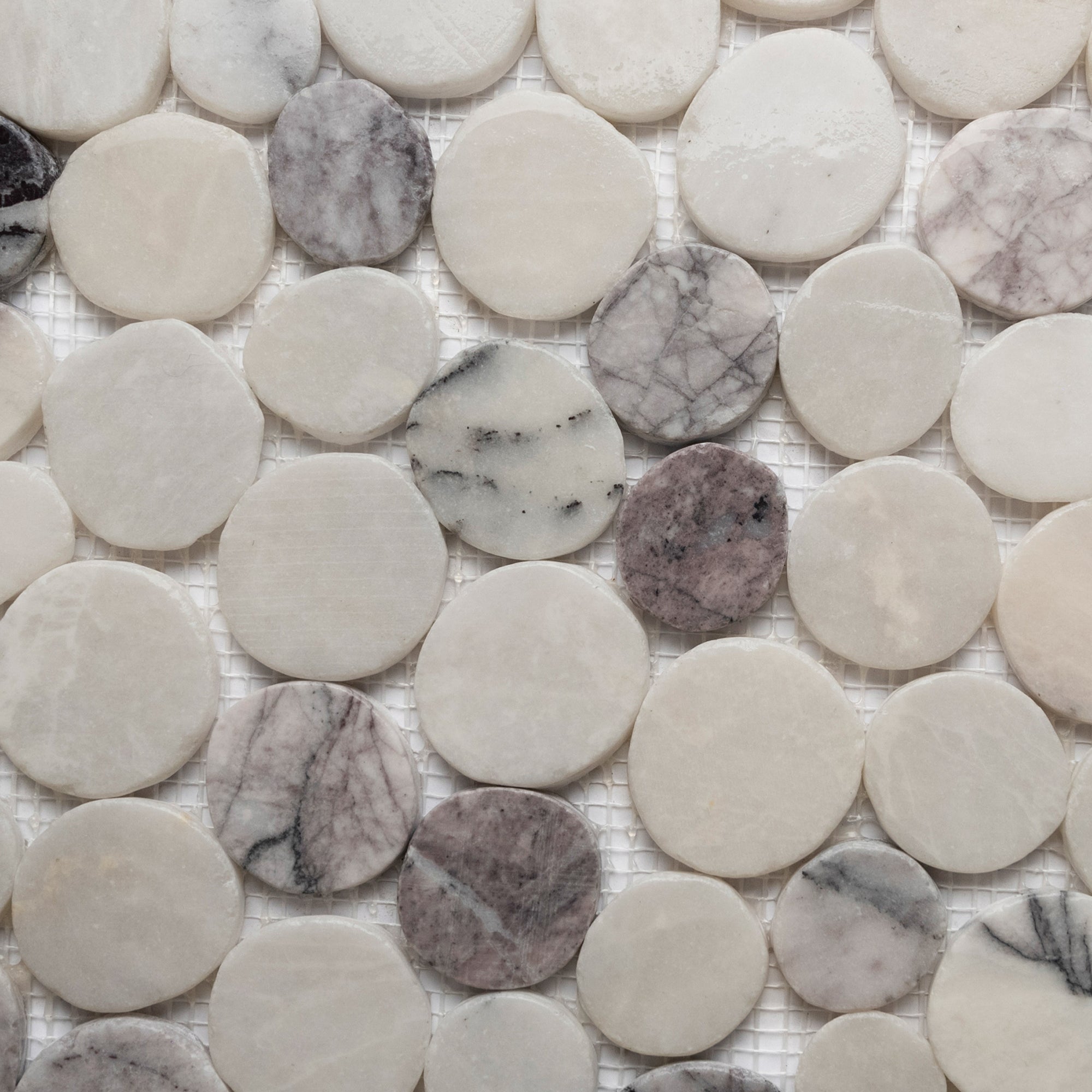 Milas Lilac Moon Mosaic - Pebble Tile Shop