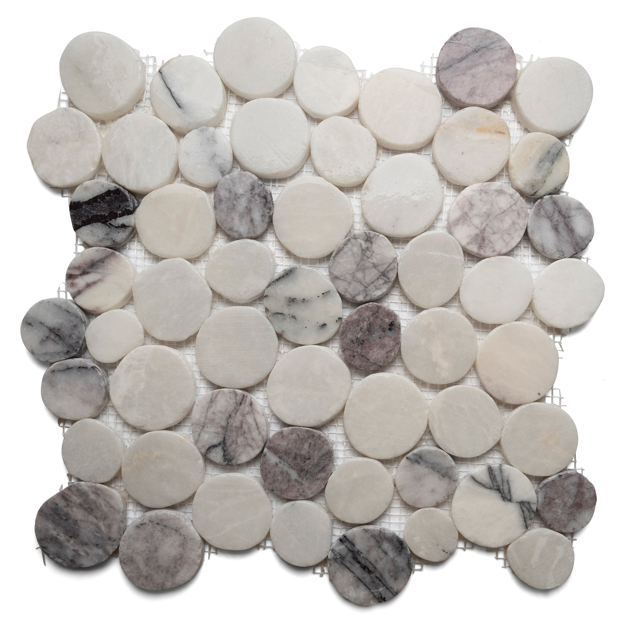 Milas Lilac Moon Mosaic - Pebble Tile Shop