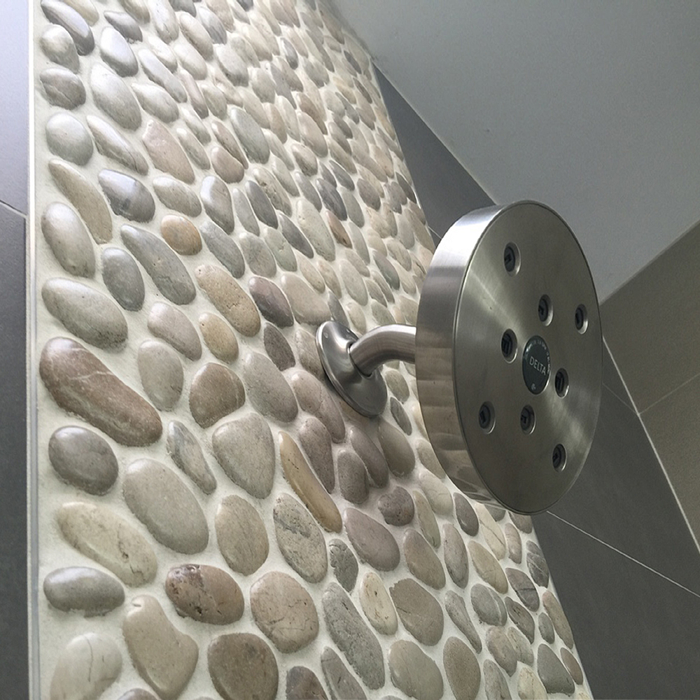 Glazed Bali Gloud Shower Accent - Pebble Tile Shop